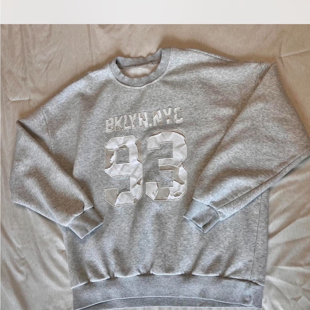 Forever 21 Gray BKLYN NYC Women's Sweater